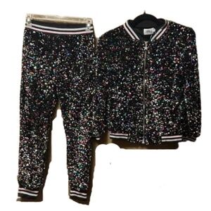 Lola and The Boys Sequin Set